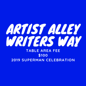Artist Alley & Writers Way Application Fee